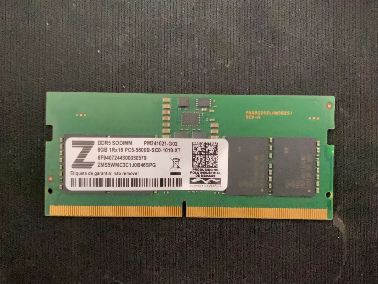 Memória DDR5 8GB 5600mhz Notebook - Memória RAM - Messejana