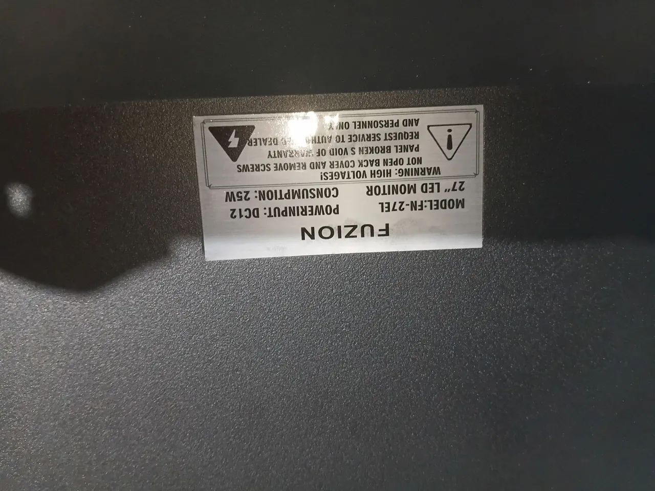 Monitor fuzion 27 Led com avaria - Foto 4