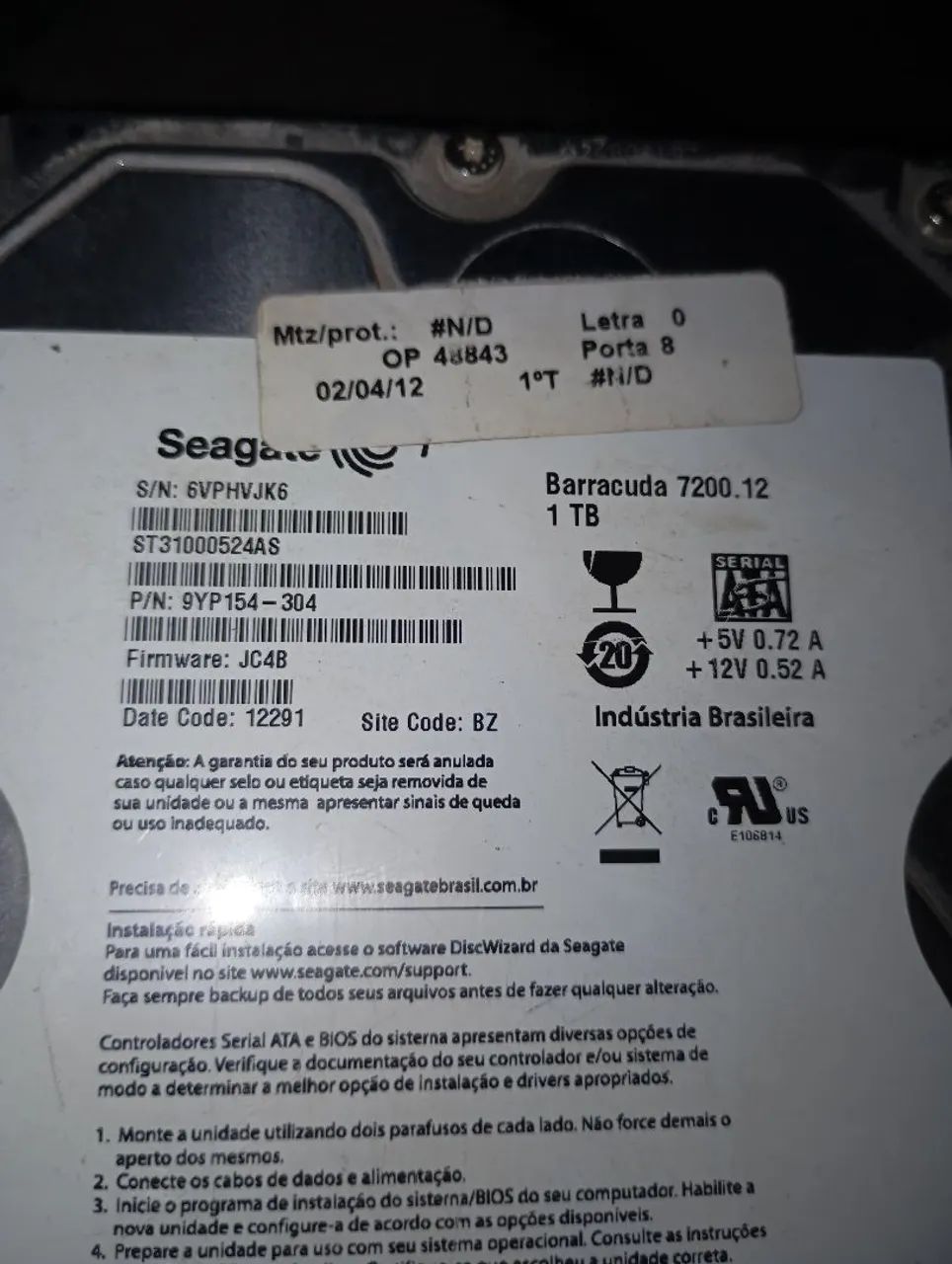 Barracuda 7.200 de 1TB