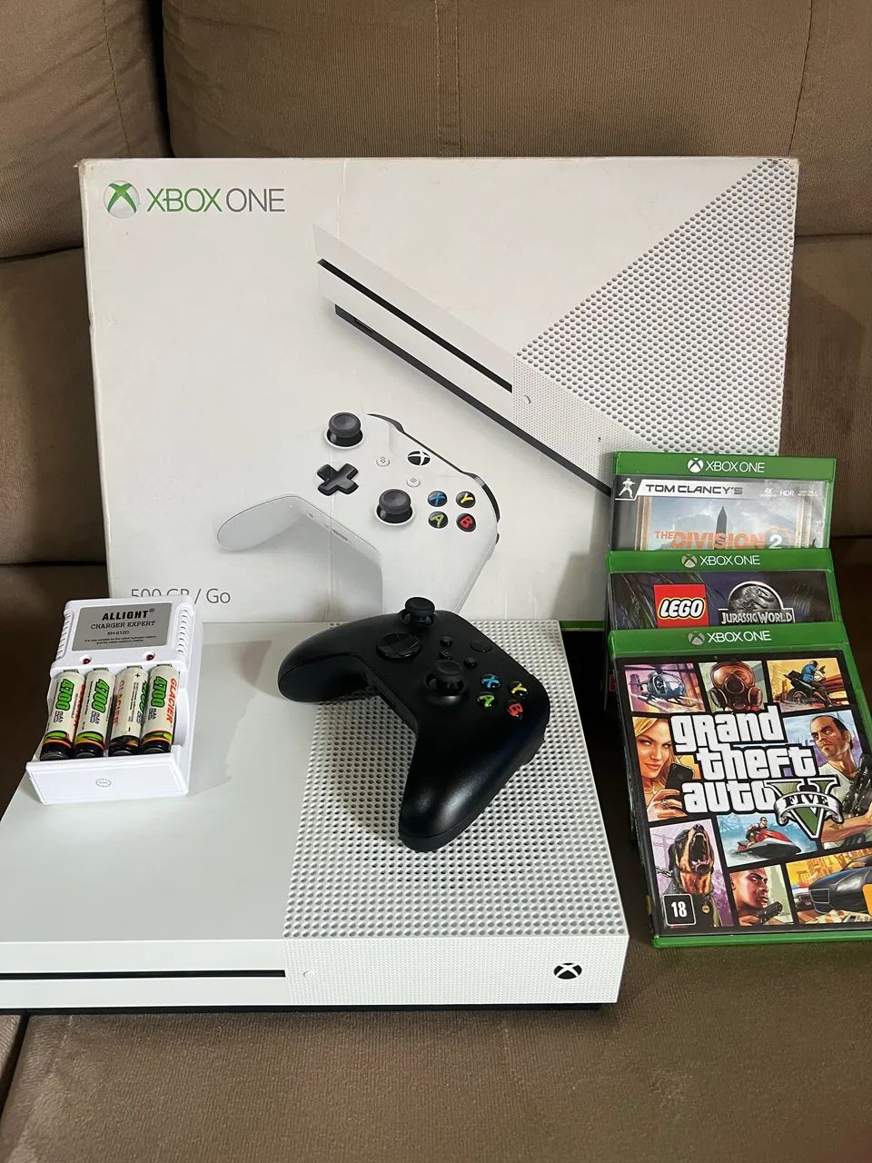 ? XBOX ONE S + KIT COMPLETO - ÓTIMO ESTADO! ?