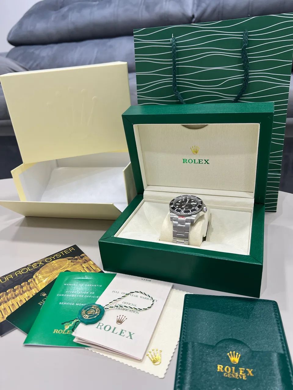 Submariner Novo com caixa manuais e certificado 