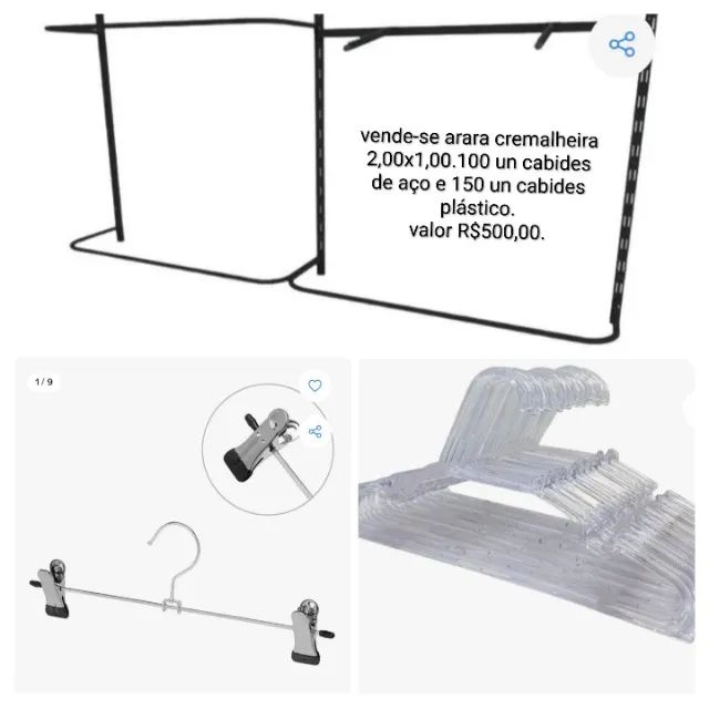Araras e cabides