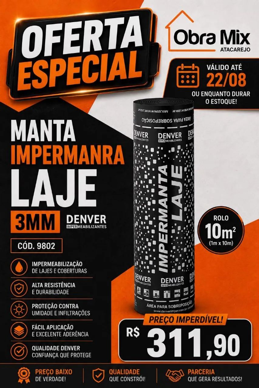 Manta para laje