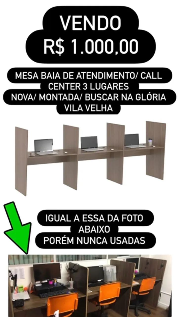 Mesa para escritório 