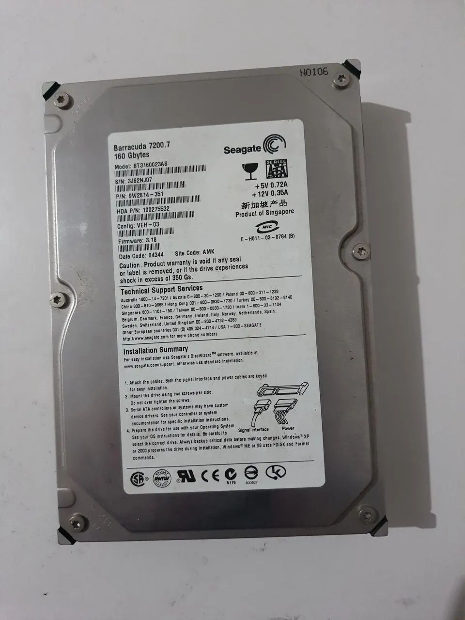 HD interno de computador 160gb - Foto 2