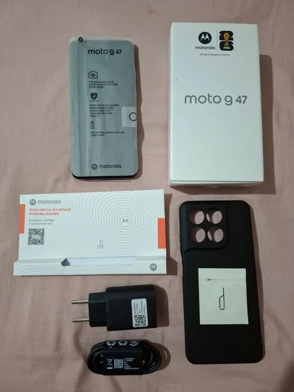 Vendo moto G 47 NOVO