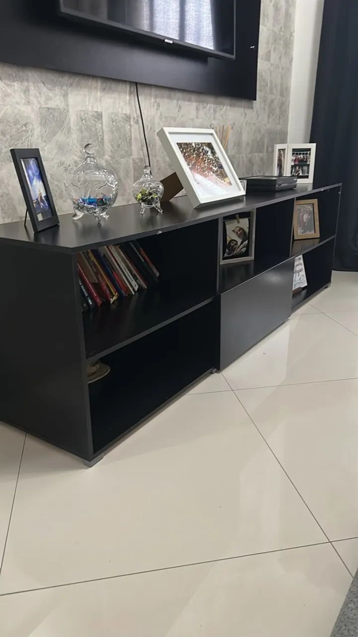 Rack preto lindo para sua sala!  - Foto 3