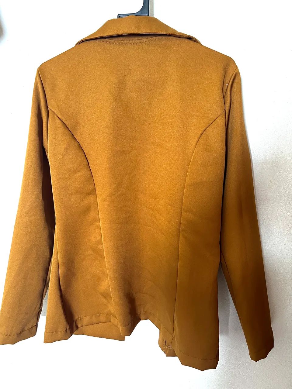 Blazer marrom sem forro P/M - Foto 4