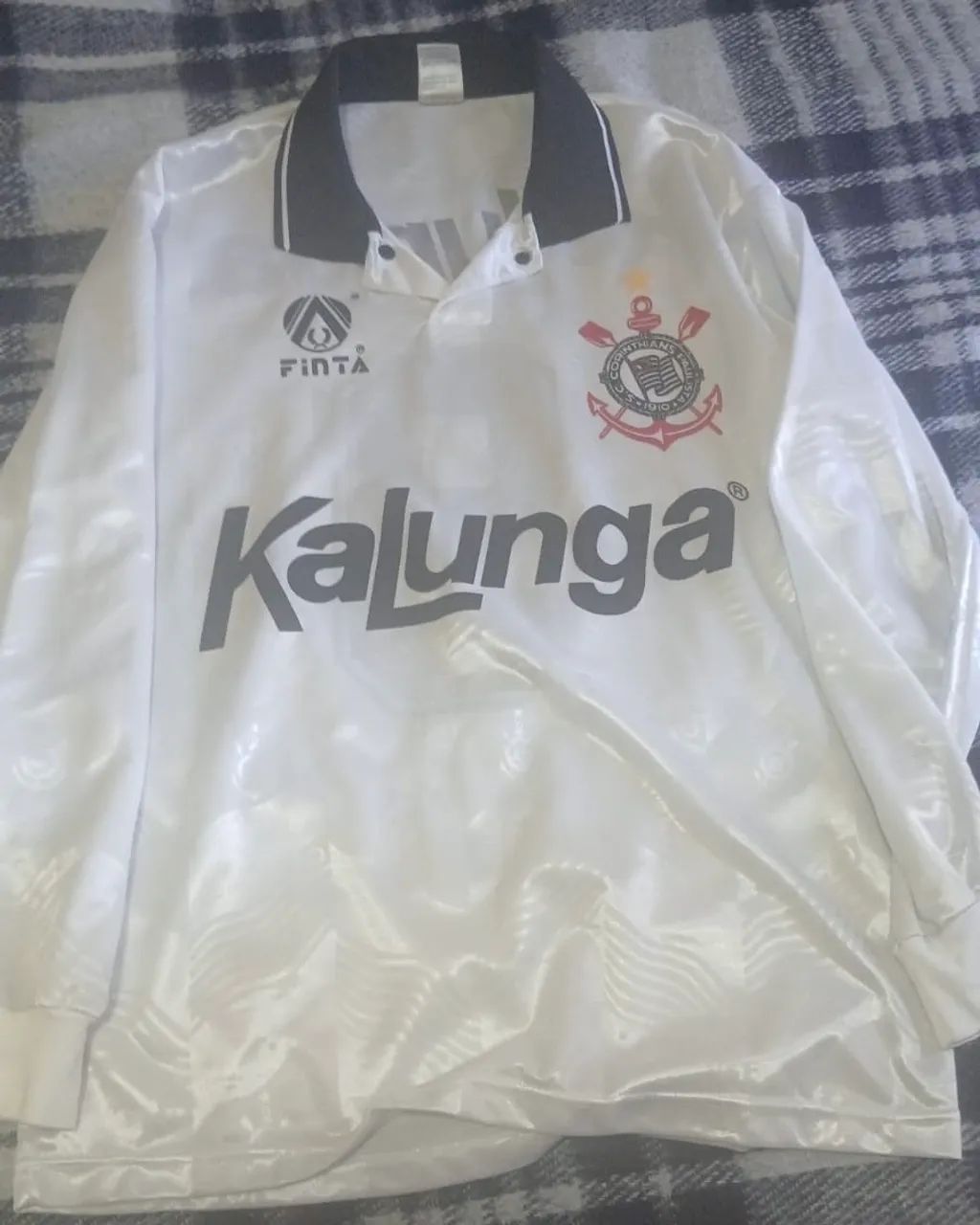 Camisa Corinthians 2000 manga longa  - Foto 5