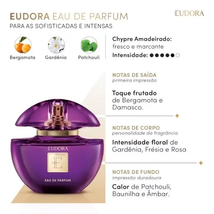 Perfume Eudora Eau de Parfum 75ml - Foto 2