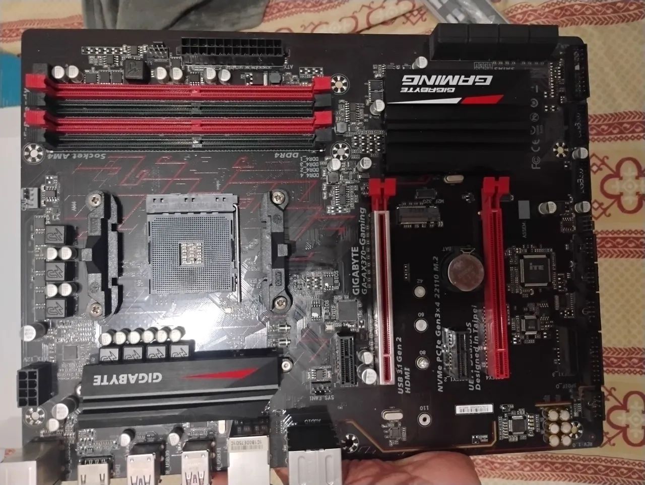 Placa mãe AM4.  X370-GAMING  (praticamente nova !!!) - Foto 2