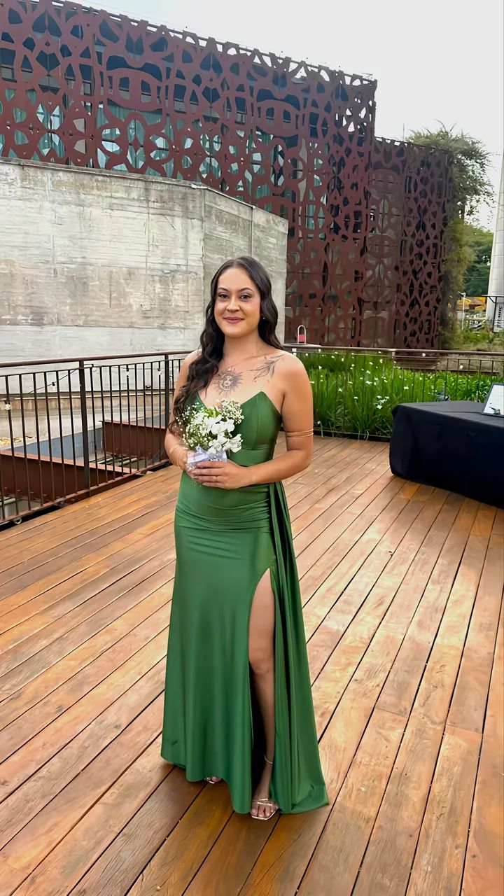 Vestido Madrinha Verde 