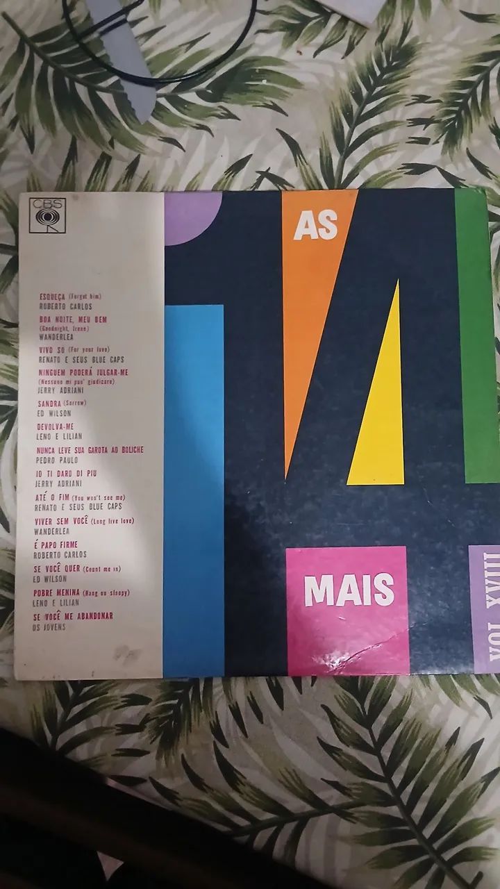 Disco vinil as 14 mais XVIII 1965 usado 