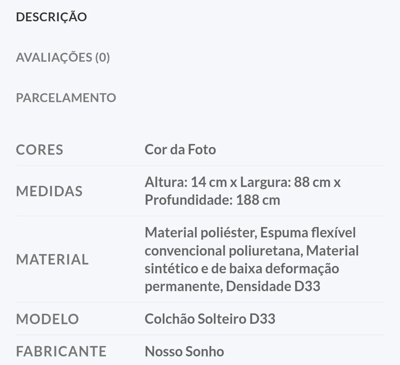 Colchão solteiro 100% espumas d33 / pague na entrega  - Foto 5