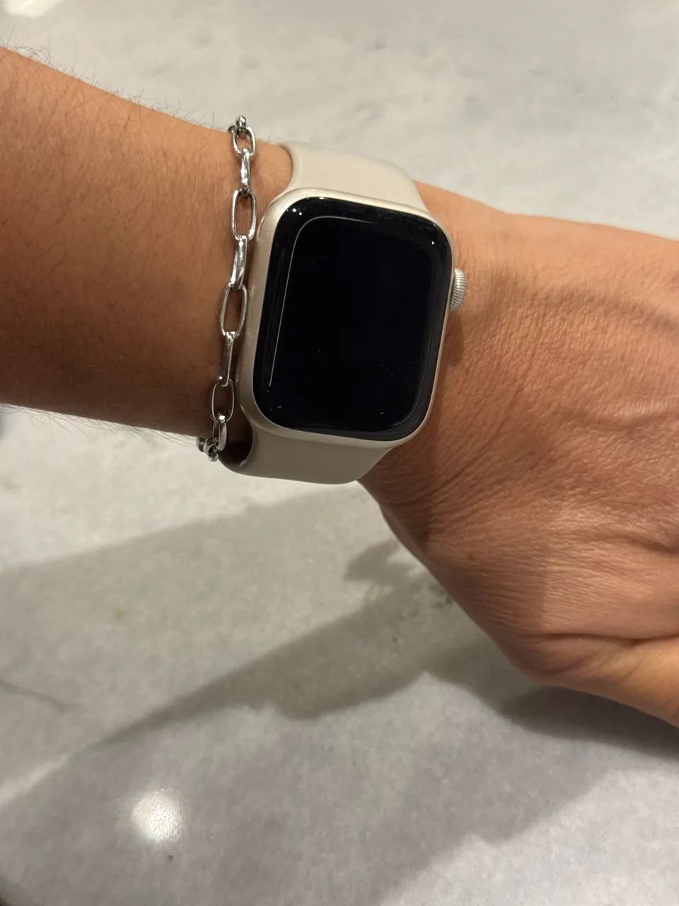 Apple Watch Series 8 GPS 41mm Starlight Completo - Foto 5