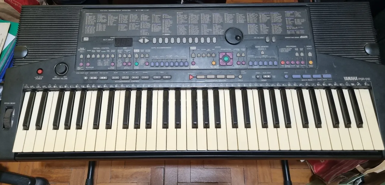 teclado yamaha psr 510
