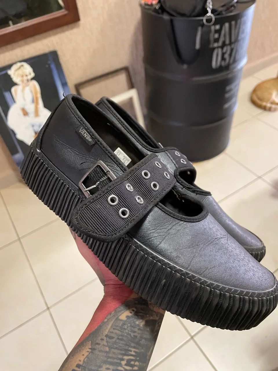 creeper mary jane vans couro legítimo - Foto 2