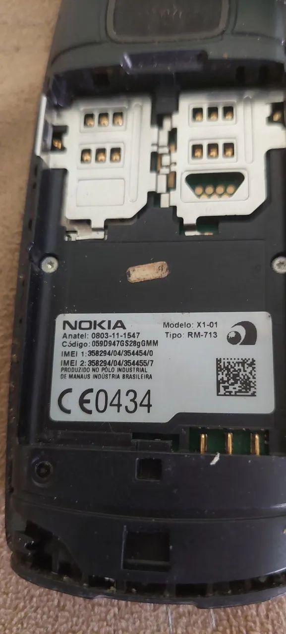 Celular Nokia X1-01 FUNCIONANDO PERFEITAMENTE COM CARREGADOR ORIGINAL ANTIGO ANTIGUIDADE  - Foto 3