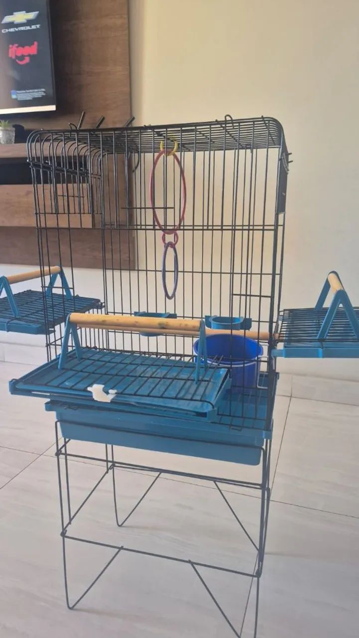 Gaiola Confort Slim Azul e preta - Foto 3