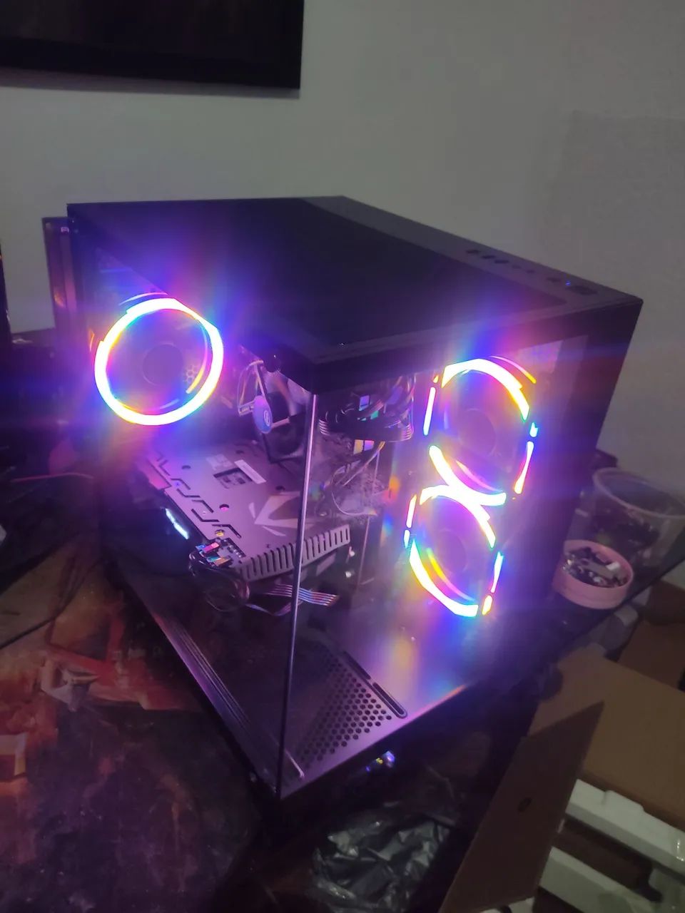 Pc gamer Ryzen 5 5500 + RTX RODA TUDO NO ULTRA  - Foto 2