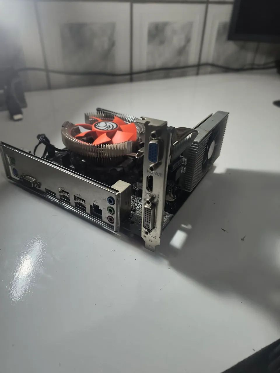 Placa mãe 4Gb RAM processador i3 e placa de vídeo  - Foto 4