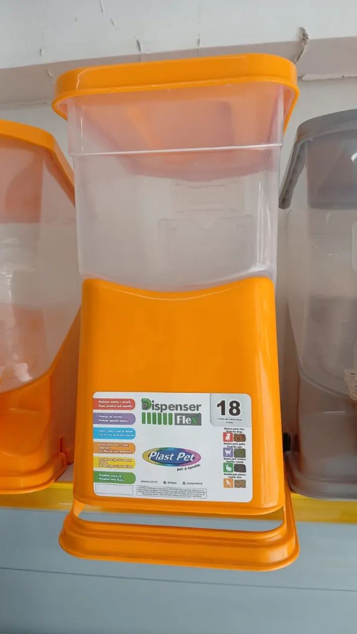 dispenser para rações, cereais, etc - Foto 2