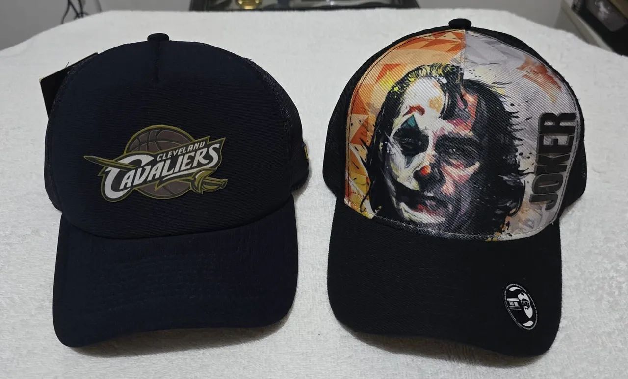 Bonés do Cleveland Cavaliers e Coringa de tela 