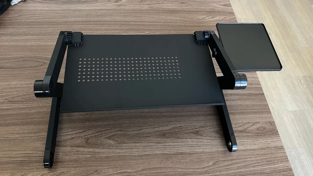 Mesa Suporte Articulado para Notebook em Alumínio com Apoio de Mouse (Na Caixa) - Foto 5
