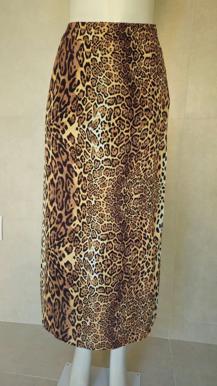 Saia longa estampa animal print  - Foto 4