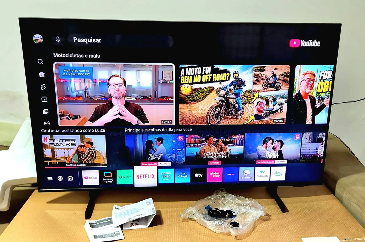 Smart tv televisão 50" Samsung 
