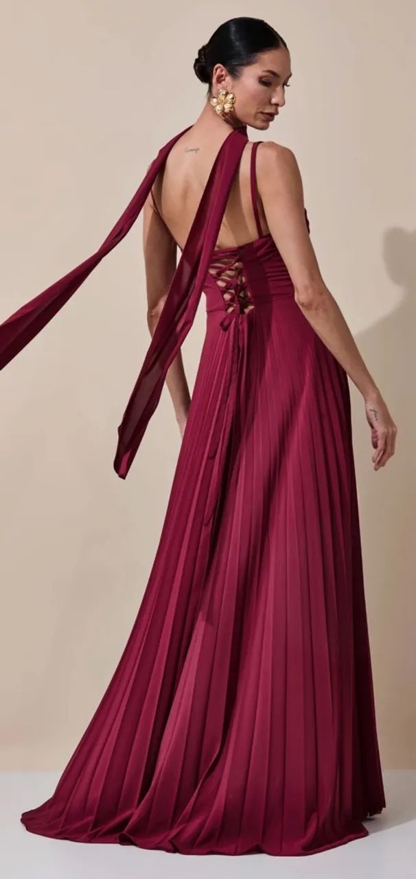 Vestido de festa marsala  - Foto 2