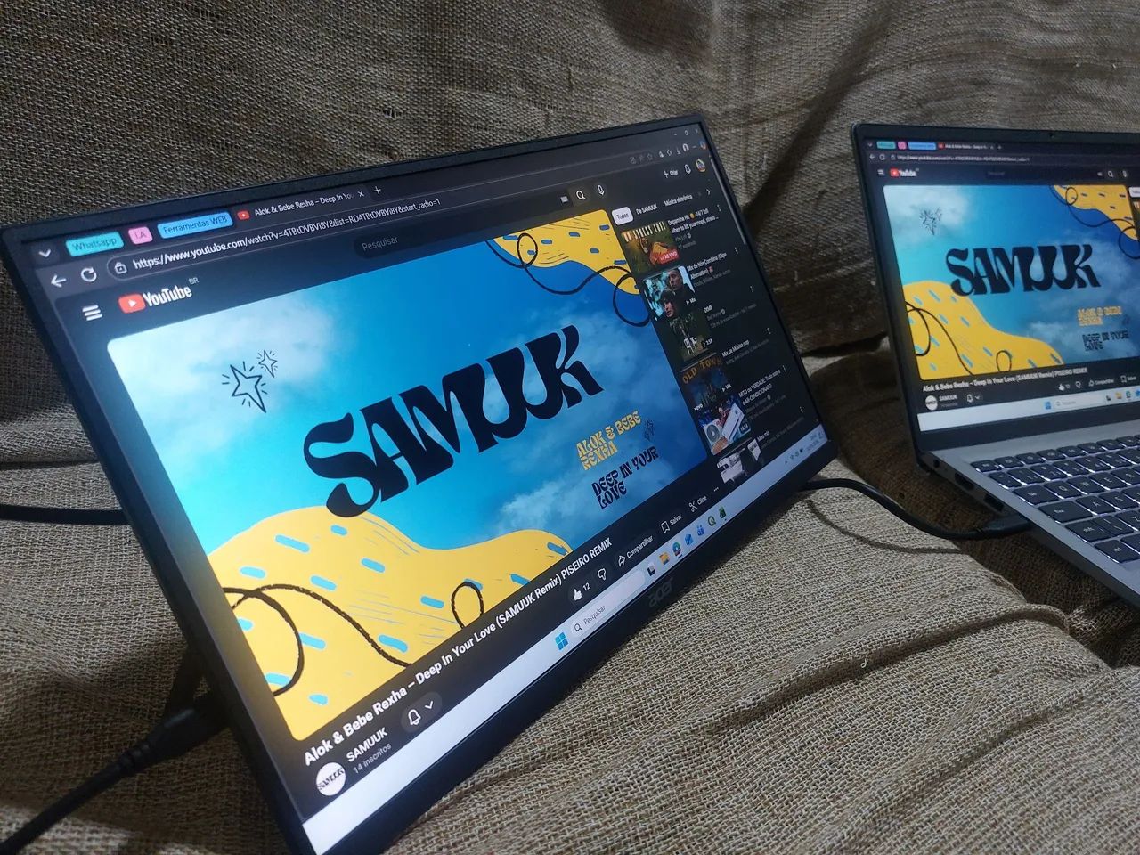 Monitor Portátil 15.6'' Acer PM161Q IPS Full HD