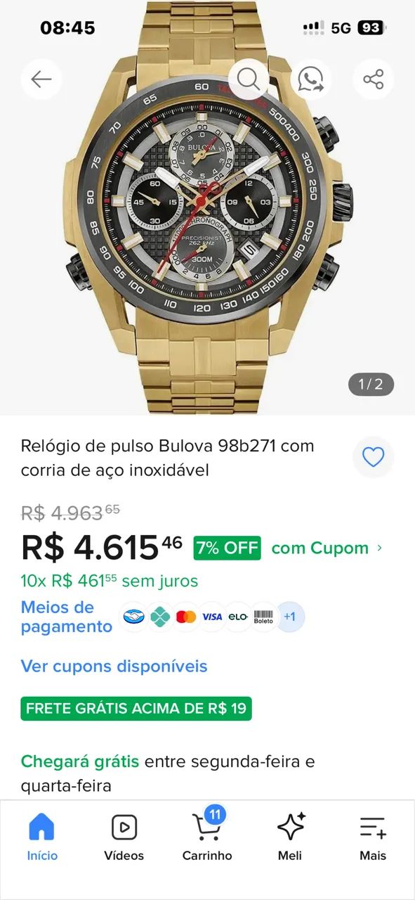 Bulova precisionist  - Foto 3