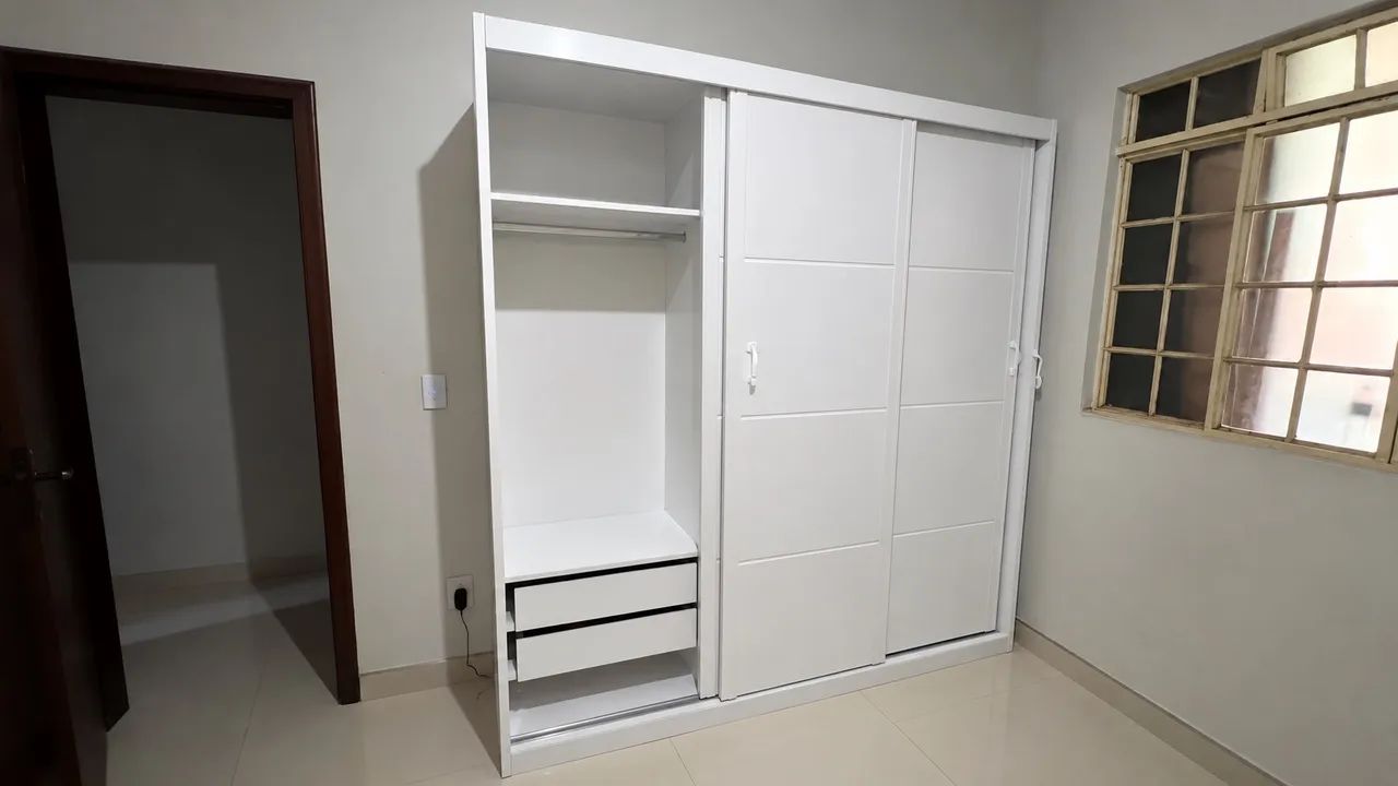 Guarda roupa 100% MDF Portas de Correr - Foto 2