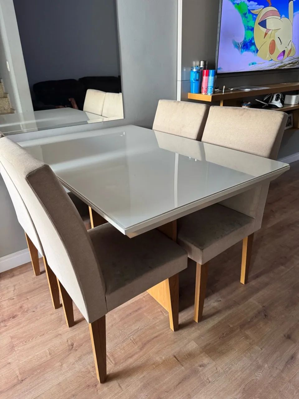 Mesa de jantar com 4 cadeiras - Foto 4