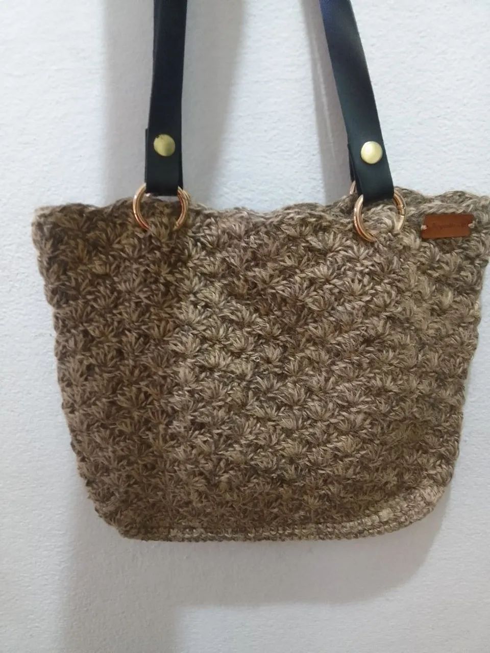 Bolsa de crochê praia - Foto 3