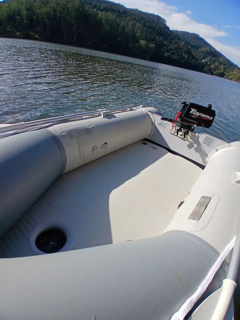 BOTE INFLÁVEL HYDRO FORCE COM MOTOR - Foto 4