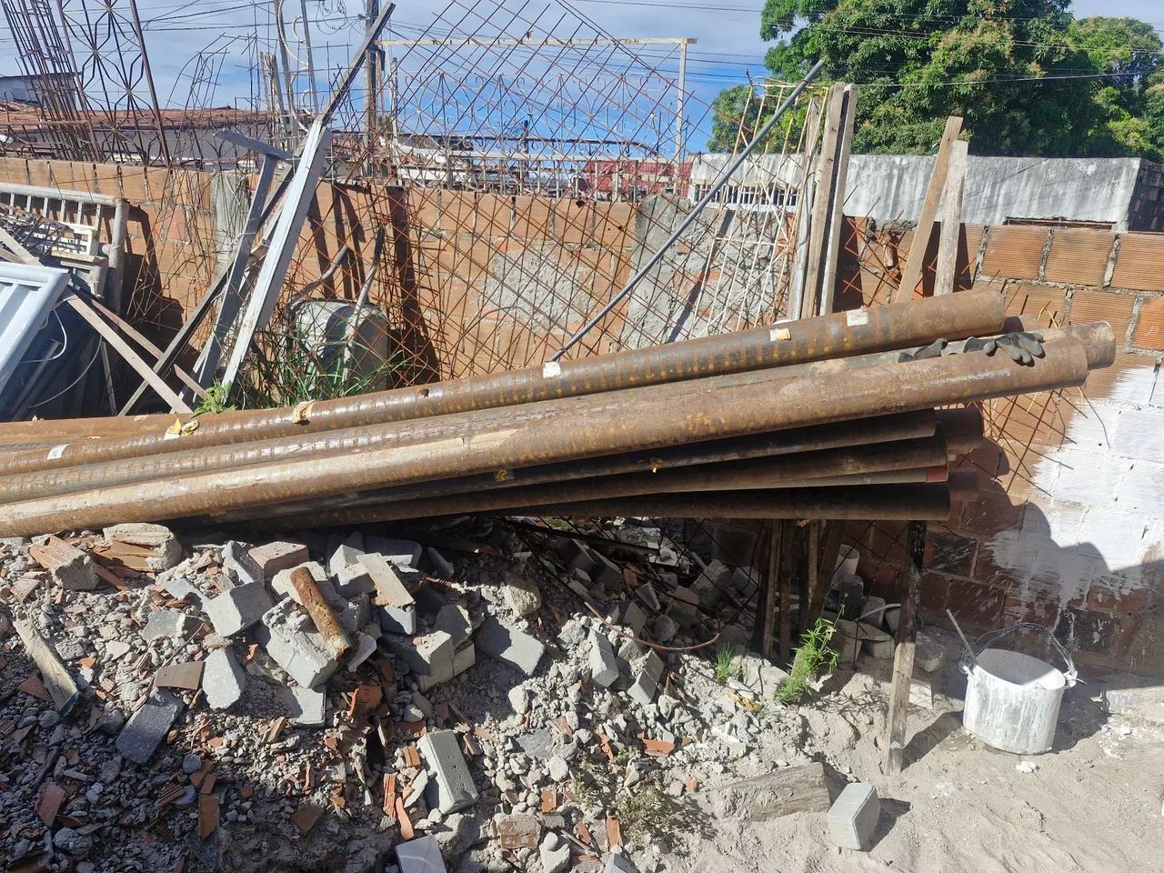 Cano galvanizado 5 polegadas 