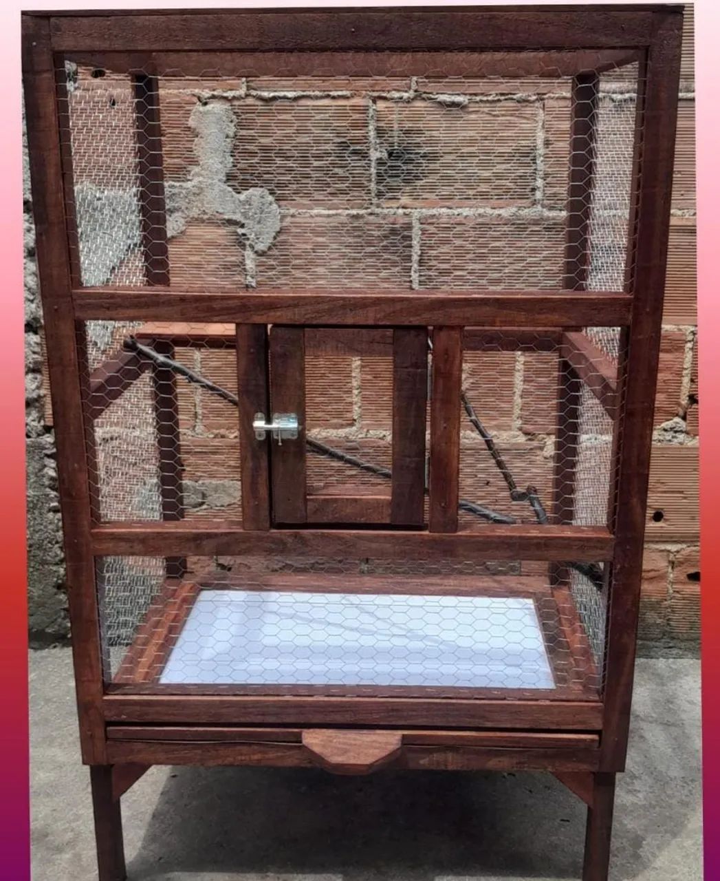 Vendo lindo viveiro rustico