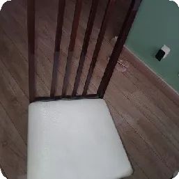 Mesa de jantar em Mogno com vidro 6 lugares com cadeiras - Foto 5