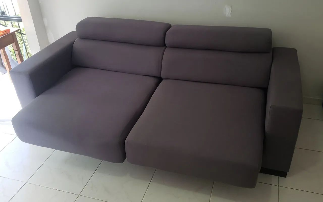 Sofá-cama elegante semi-novo  - Foto 2