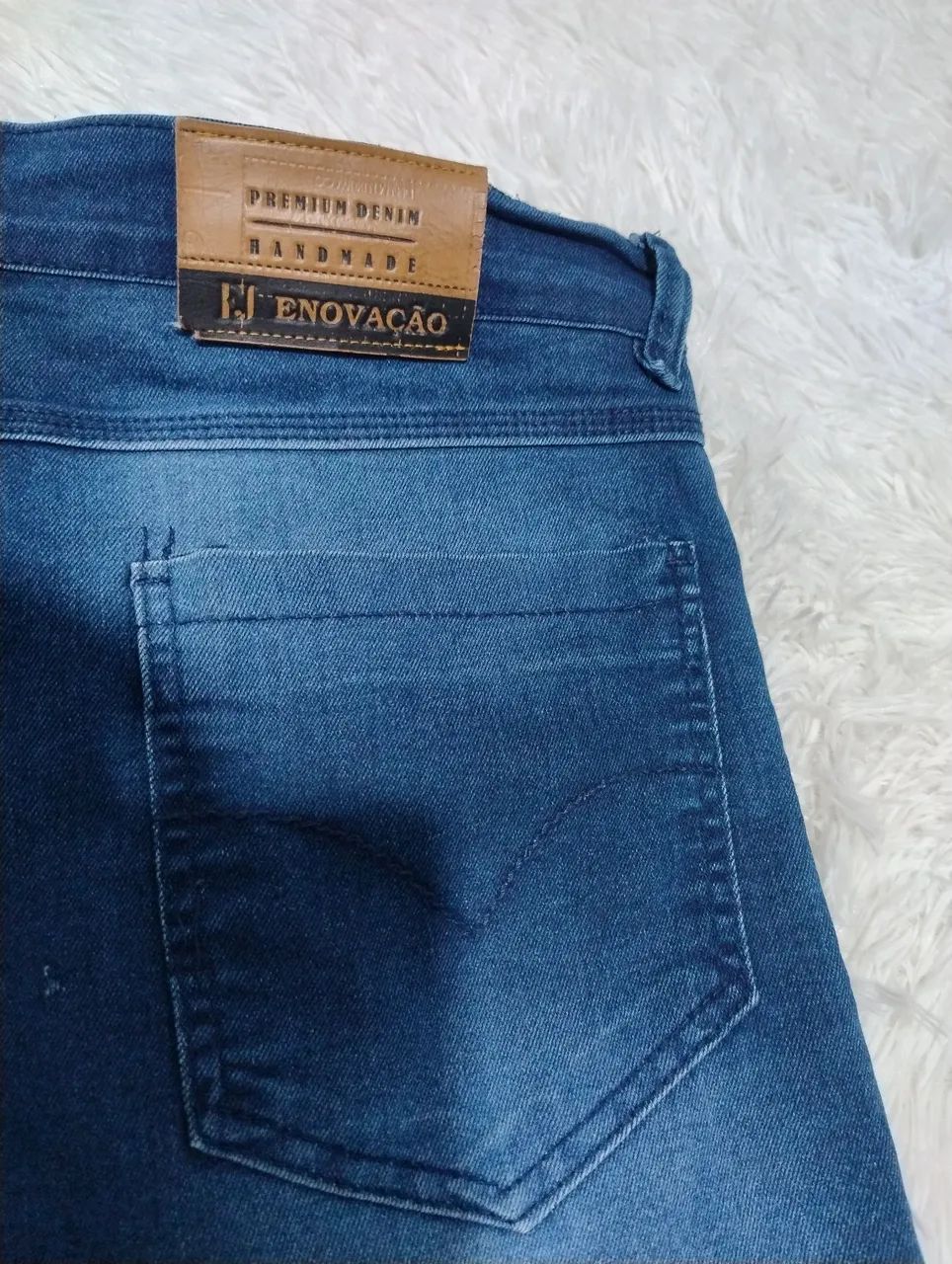 Calça Masculina Premium Denim 46 - Foto 4