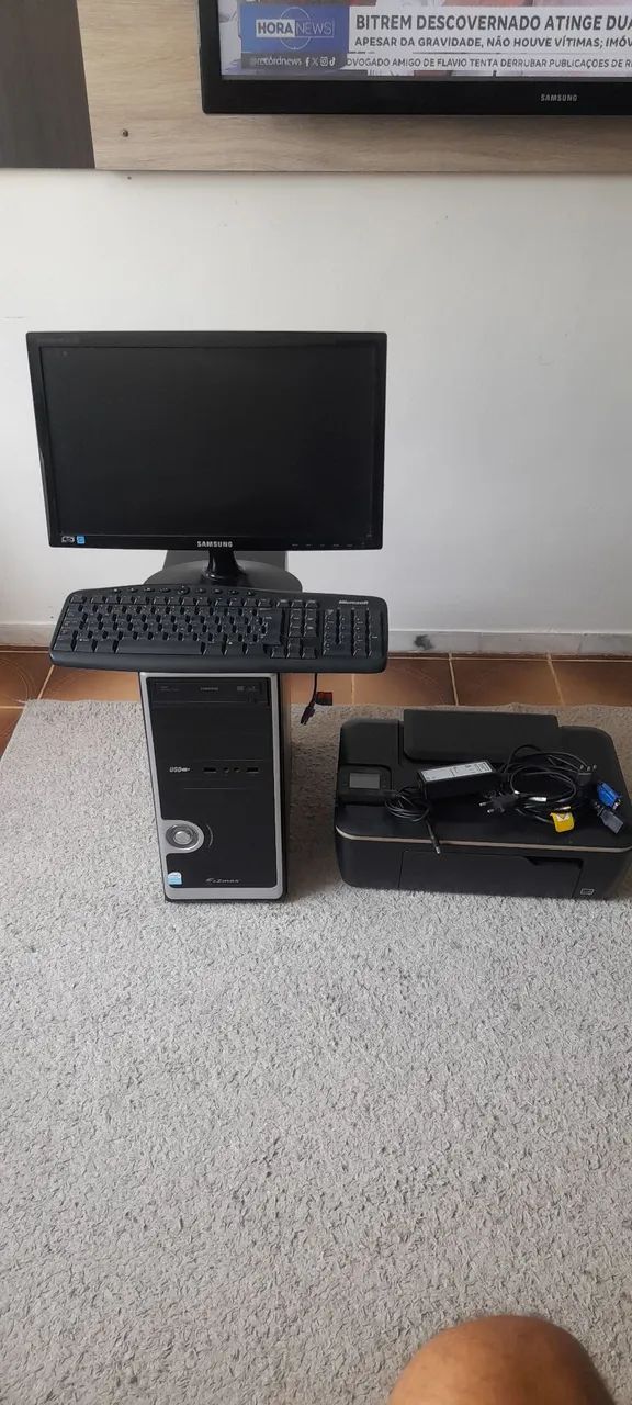 Computador Samsung Zmax, Intel Pentium, Dual Core Inside, completo + impressora. - Foto 2