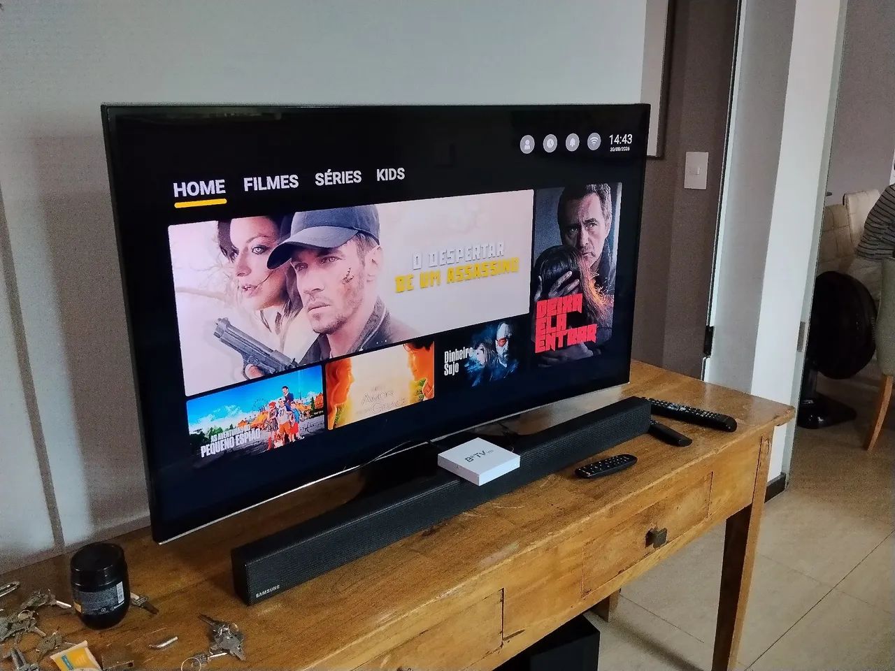 Smart TV Samsung 48" Curva - Perfeito Estado - Foto 2