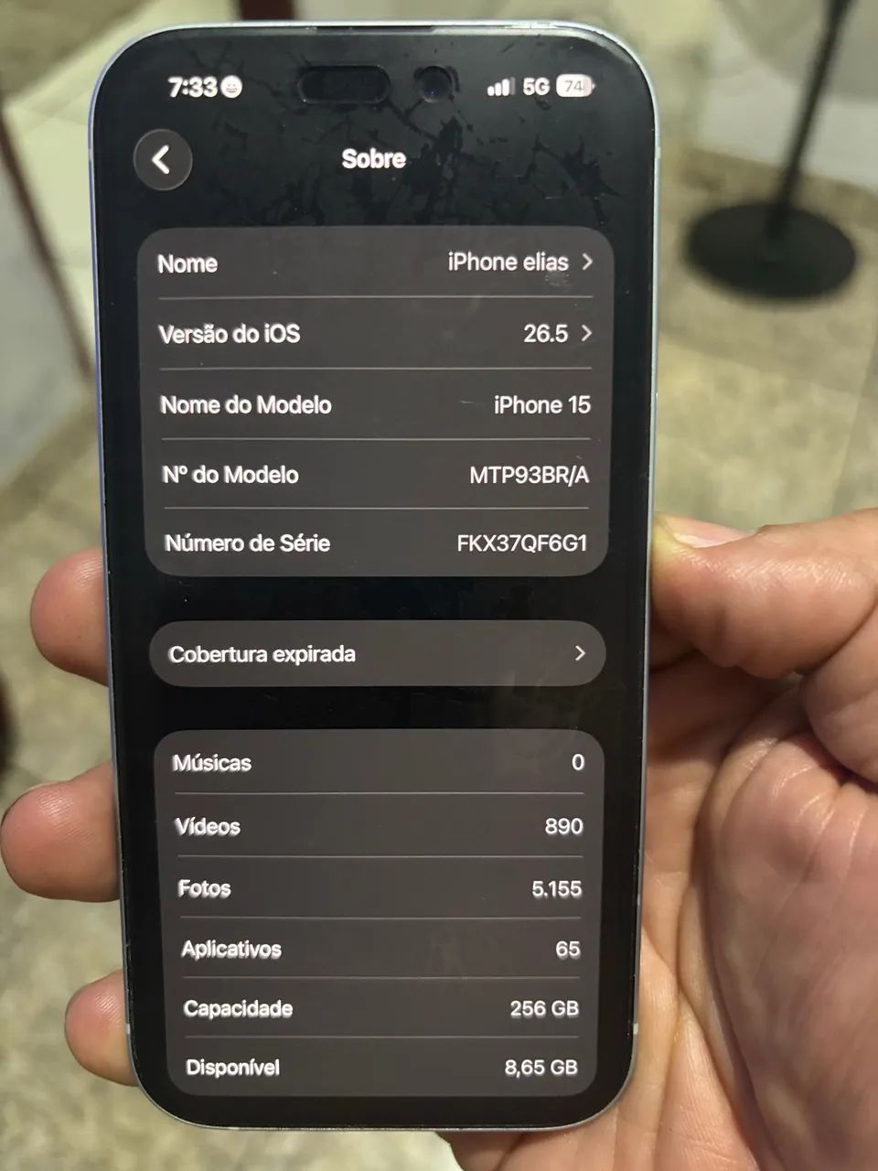 iPhone 15, 256gb impecável  - Foto 5