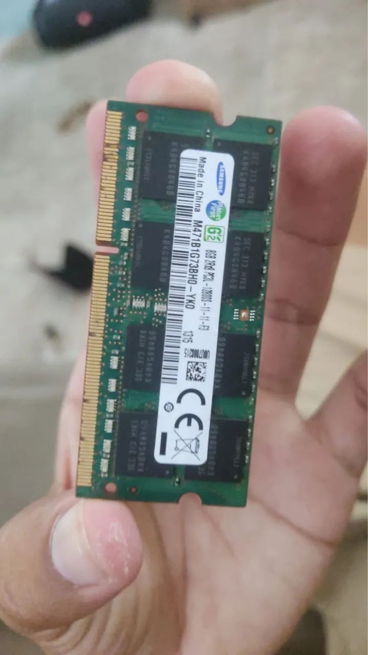 Memoria Ram 8gb para notebook 