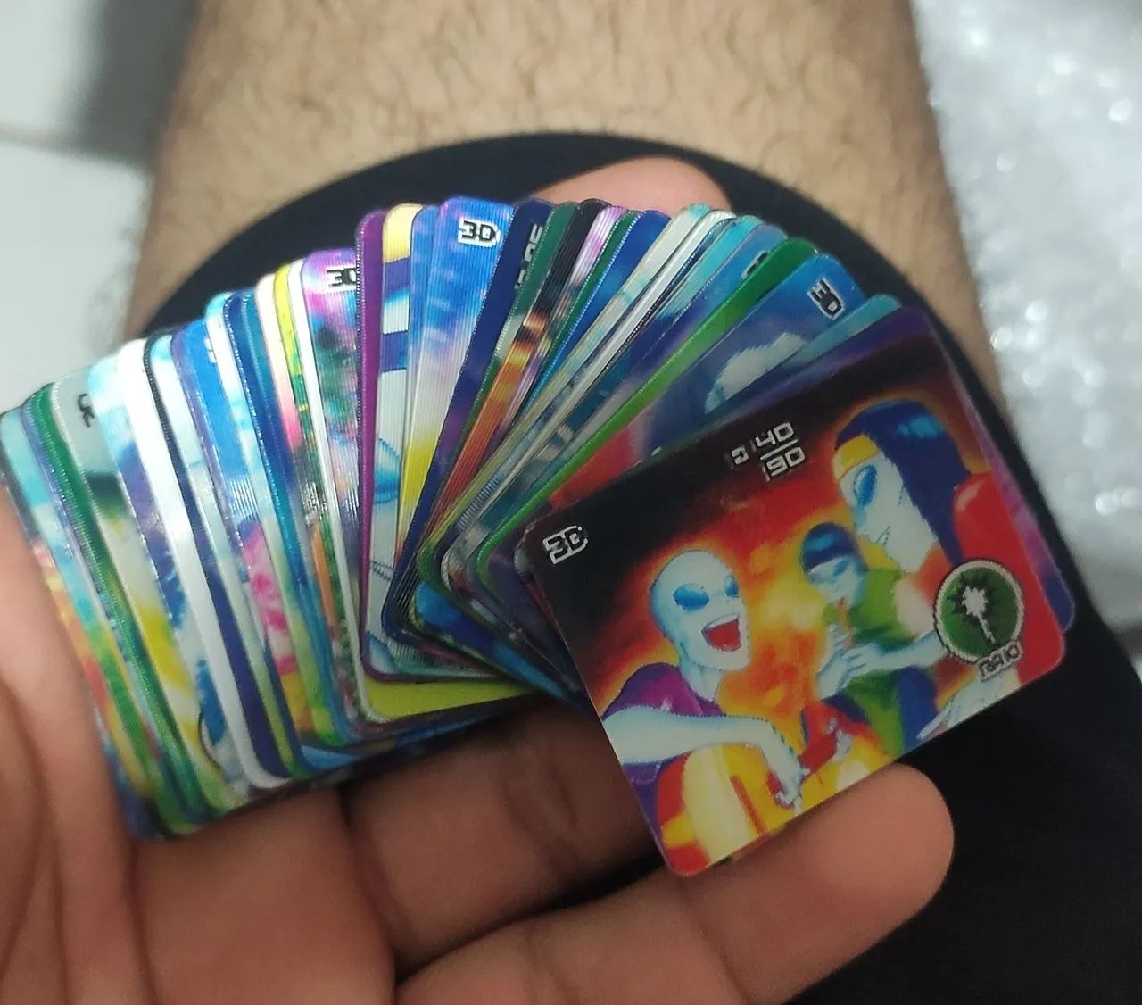 44 Cards Conexão Alien da Elma Chips Originais! - Foto 4