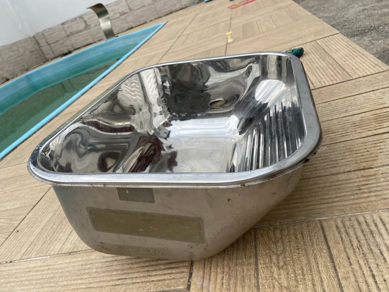 Tanque de inox 304 sobrepor 50x 40 27 litros 