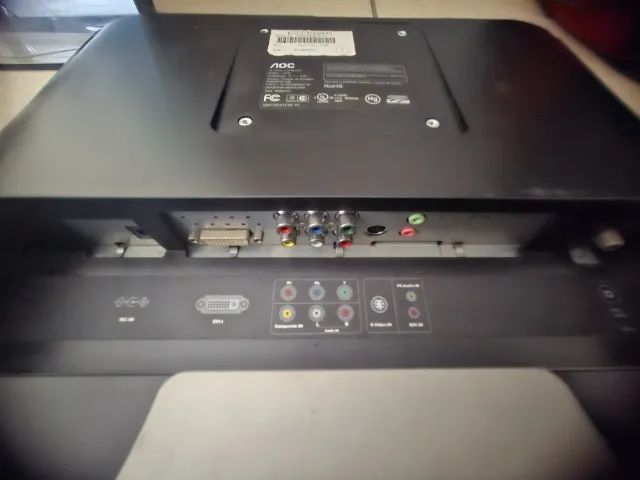 Monitor AOC 16 polegadas, sem cabo de alimentação, sem cabo VGA - Foto 3