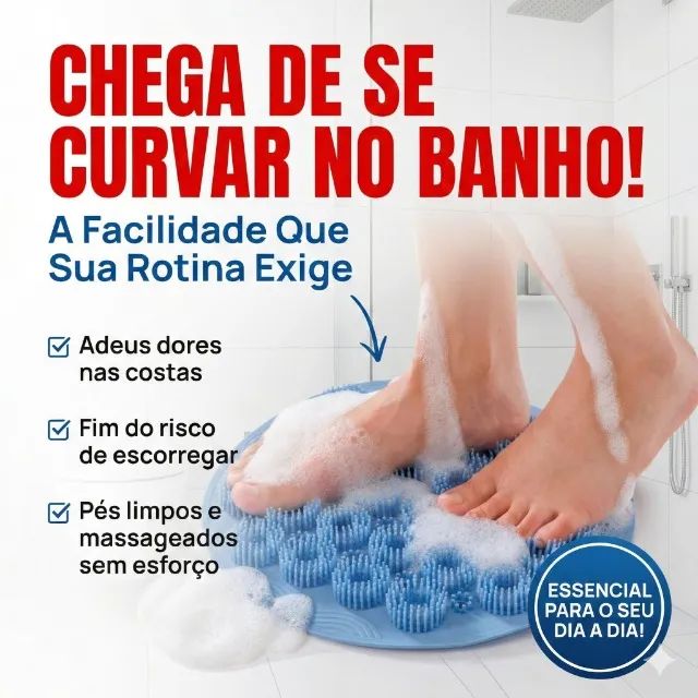 Tapete Esfoliante De Silicone - Remove Células Suavemente e Deixa a Pele Macia e Suave - Foto 2